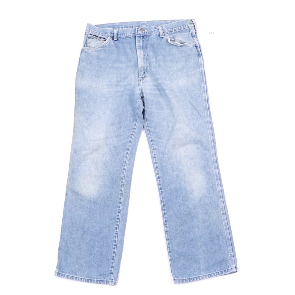 70s Wrangler Mens 34x28 Bootcut Denim Jeans Usa Gem